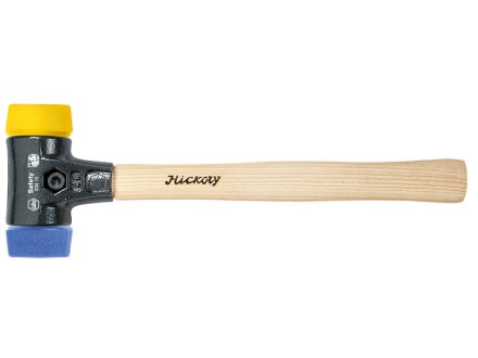 Wiha Safety hamer zacht / middelhard serie 834-15, met hickoryhouten handvat, vierkante hamerkop
