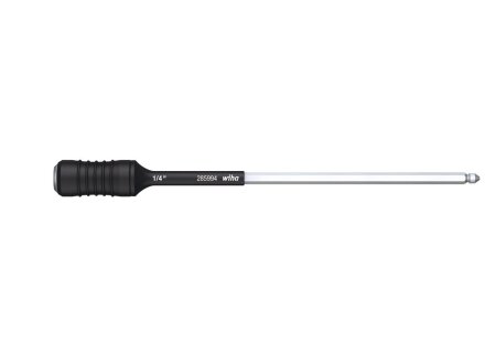 Wiha bit holder clamping by ball - bit holder for torque screwdrivers with longitudinal grip