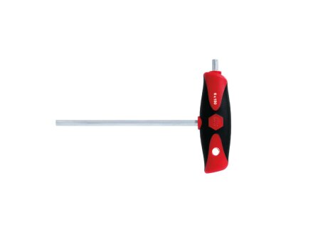 Stiftschlüssel mit Quergriff ComfortGrip Sechskant mit Seitenabtrieb mattverchromt - 334DS ComfortGrip 6,0 x 150 mm