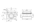 Lineair lager 20 mm SCJ20UU instelbare speling / Easy-Mechatronics-systeem 1620A / 1620B