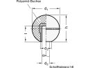 ELESA-ball knob for striking Druchmesser 35 B8