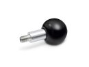 Swivel ball knob with threaded pin, Druchmesser 25mm, M6