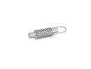 Stainless steel indexing bolt GN413-10-M16X1.5-C-NI