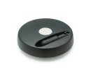 Elesa disc handwiel met inklapbare handgreep, Ø 125 mm, 12 mm gat