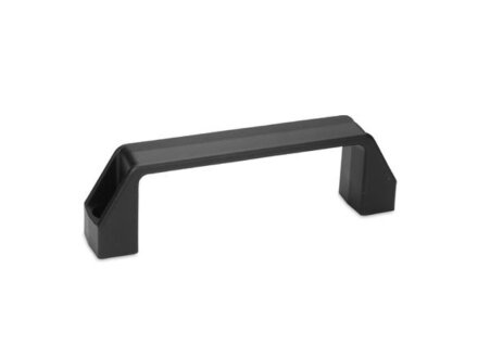 Elesa loop handle, polyamide, black, 117mm, 6.5mm bore