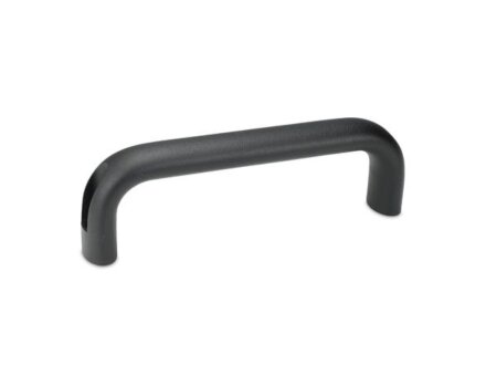 Coated black strap handle, length 116mm