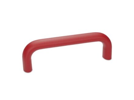 Mango de arco de aluminio, rojo, longitud 500 mm, M8