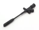 Safety test probe, with needle, color black