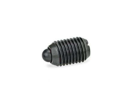 Spring plungers with bolts, with slot GN615.1-M6-B