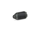 Spring plungers with bolts, with slot GN615.1-M6-B