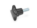 Star handle screw from thermosetting plastic, diameter 40mm, M8x25