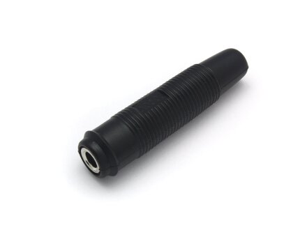 Coupling 4mm Rewireable, color black