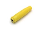 Acoplamiento 4 mm para montaje de cables, color amarillo
