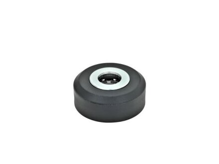 Shims with axial ball bearing steel / stainless steel, housing plastic GN6344-ST-32-12