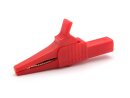 Alligator clip, alligator clip to 27mm, color red