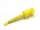 Klemmprüfspitze, Länge 55mm, Belastbar bis 10A, Farbe gelb