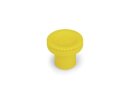 ELESA-Rändelknopf, gelb, Durchmesser 21mm, M5