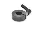 Steel positioning ring, slotted, with the clamping lever, internal diameter 30mm