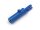 Pinzas cocodrilo, pinzas cocodrilo hasta 8 mm, con enchufe de 4 mm, PU 10 piezas, color azul