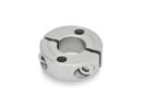 Stainless steel collar, split, inner diameter 40mm / two through holes