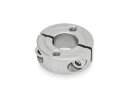 Stainless steel collar, split, inner diameter 40mm / two threaded holes