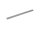 Edelstahl-Maßstab 100mm lang, Ziffern waagerecht, Nullpunkt links