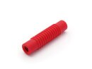 Connectors for 4mm test leads, 24A, color red