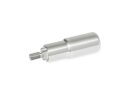Rotatable cylindrical handle, stainless steel, diameter 24mm, M10