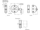 Clamping element for adjusting spindles, Klemmschr. m. Lever, D. 50mm, 12mm bore