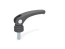 Eccentric plastic, 79mm length, reinforced. Abutment washer M8 screw 25mm