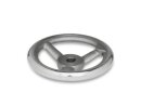 Handwheel with a strong hub, Ø 250mm / 24mm bore with groove / grip without