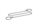 BALL CHAIN WITH 2 KEY RINGS