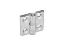 HINGE, SILVER STRUCTURE COATED