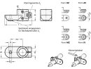 Verfahrschlitten, Laschenform, f. Lineareinheit m. 30/40/50mm D., Ausführung wählbar