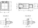 Montage-Sets für Stellungsanzeiger an Vierkant-Lineareinheiten, Ausführung wählbar