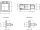 Montage-Sets für Stellungsanzeiger an Vierkant-Lineareinheiten, Ausführung wählbar
