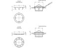 Rondelle elastiche (artigli o anelli dentati) per unità di trasferimento della sfera, il design può essere selezionato