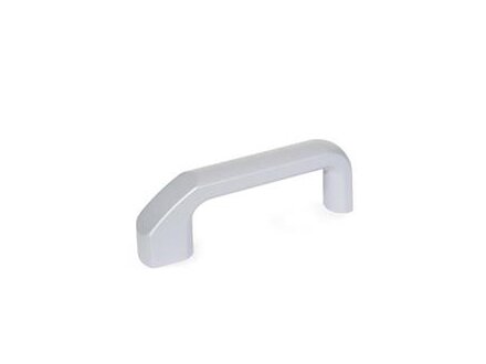 HANDLE, OPEN FORM, SILVER STRUCTURE COATED.