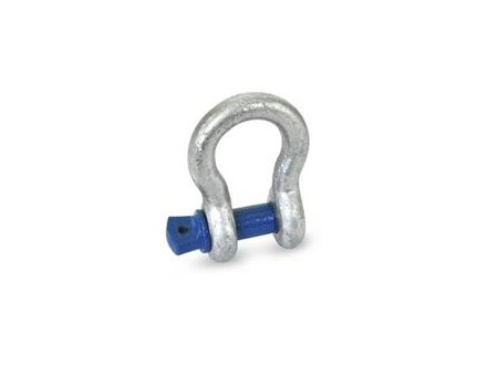 SHACKLE, CURVED, WITH SCREW PIN