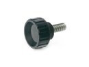 ELESA thumbscrew with stainless steel threaded pin...