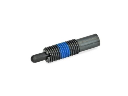 spring-loaded pressure piece, long, design selectable