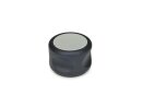 Softline knob, stainless steel socket, diff. Colors selectable execution