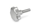 STAR HANDLE SCREW WITH STAINLESS STEEL THREAD PIN