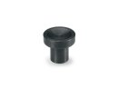 Button / knurled knob, selectable execution