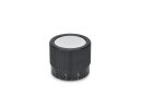 Rotary knob with the pressure screw or collet design...