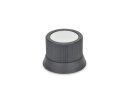 Rotary knob with the pressure screw or collet design compared selectable