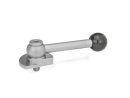 Stainless steel clamping bar, left-handed or...