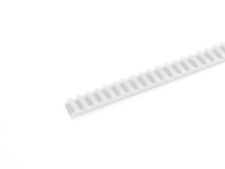 Cinghia dentata in PU T2.5, larghezza 10mm, venduta al metro, lunghezza selezionabile