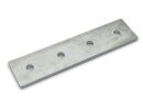 Connector plate 40x160, 4-hole, lasered, raw burred