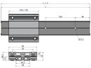 Lineair rail aluminium composiet LSV 6-48 296 mm